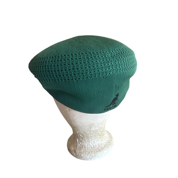Kangol Mens Green Tropic 504 Ventair Flat Cap Size S St. patrick - Picture 2 of 6